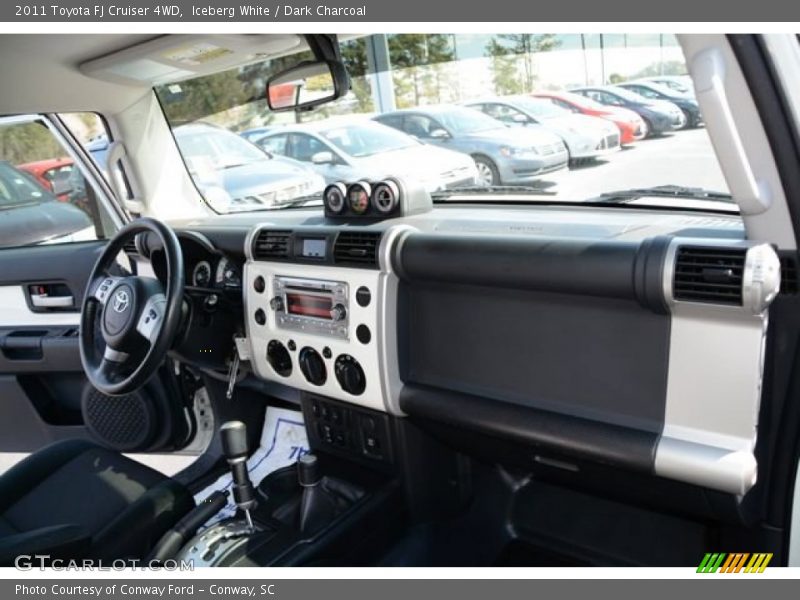 Iceberg White / Dark Charcoal 2011 Toyota FJ Cruiser 4WD