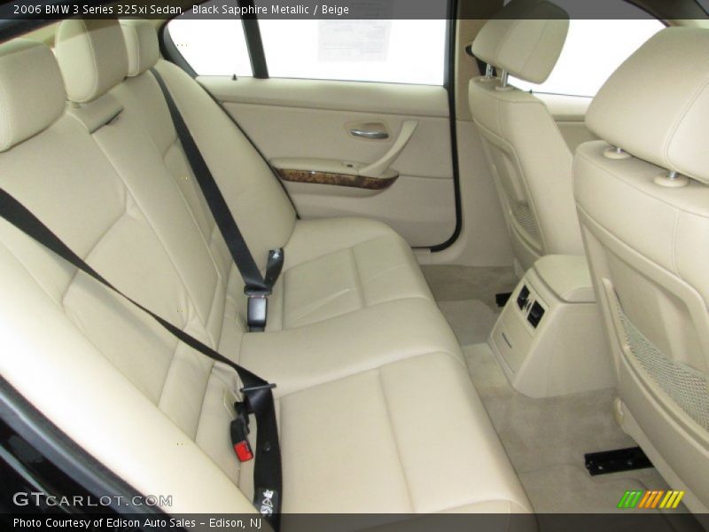 Black Sapphire Metallic / Beige 2006 BMW 3 Series 325xi Sedan