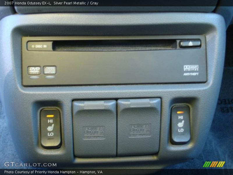 Silver Pearl Metallic / Gray 2007 Honda Odyssey EX-L