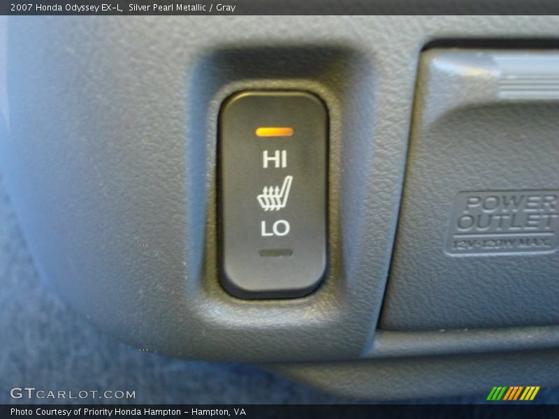 Silver Pearl Metallic / Gray 2007 Honda Odyssey EX-L