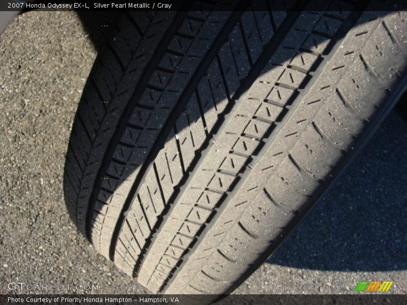 Silver Pearl Metallic / Gray 2007 Honda Odyssey EX-L