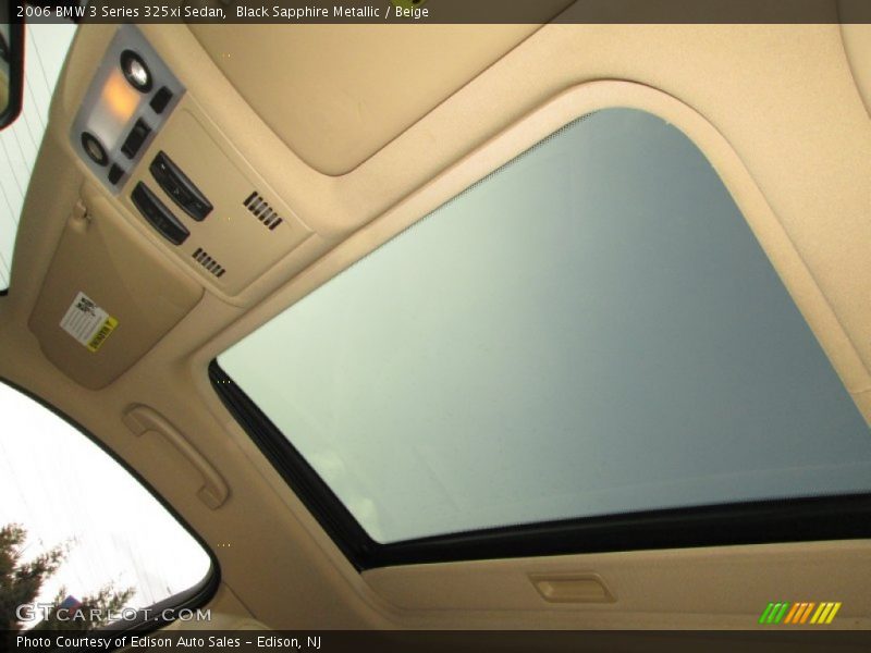 Black Sapphire Metallic / Beige 2006 BMW 3 Series 325xi Sedan
