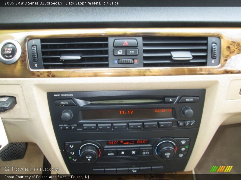 Black Sapphire Metallic / Beige 2006 BMW 3 Series 325xi Sedan