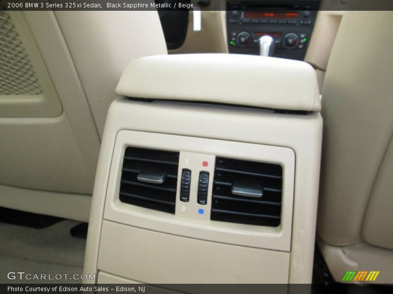 Black Sapphire Metallic / Beige 2006 BMW 3 Series 325xi Sedan