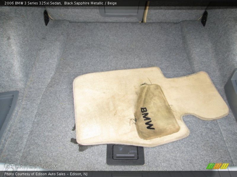 Black Sapphire Metallic / Beige 2006 BMW 3 Series 325xi Sedan