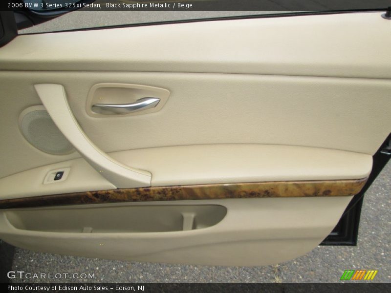 Black Sapphire Metallic / Beige 2006 BMW 3 Series 325xi Sedan