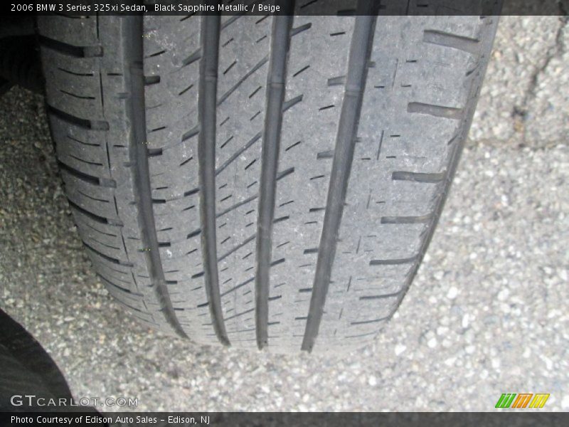 Black Sapphire Metallic / Beige 2006 BMW 3 Series 325xi Sedan
