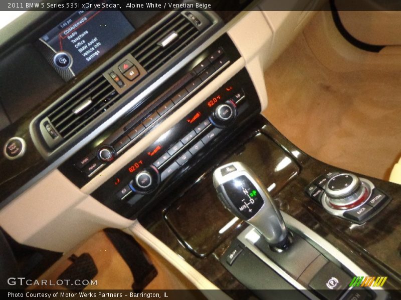 Alpine White / Venetian Beige 2011 BMW 5 Series 535i xDrive Sedan