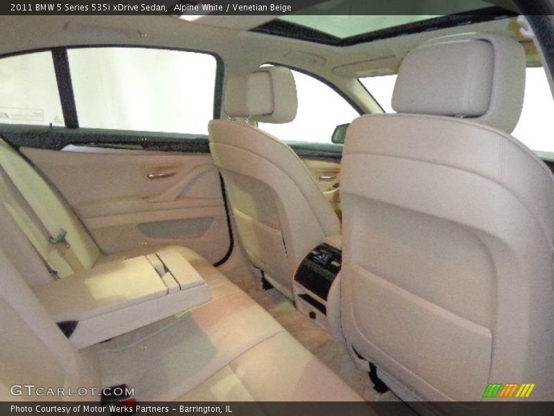 Alpine White / Venetian Beige 2011 BMW 5 Series 535i xDrive Sedan