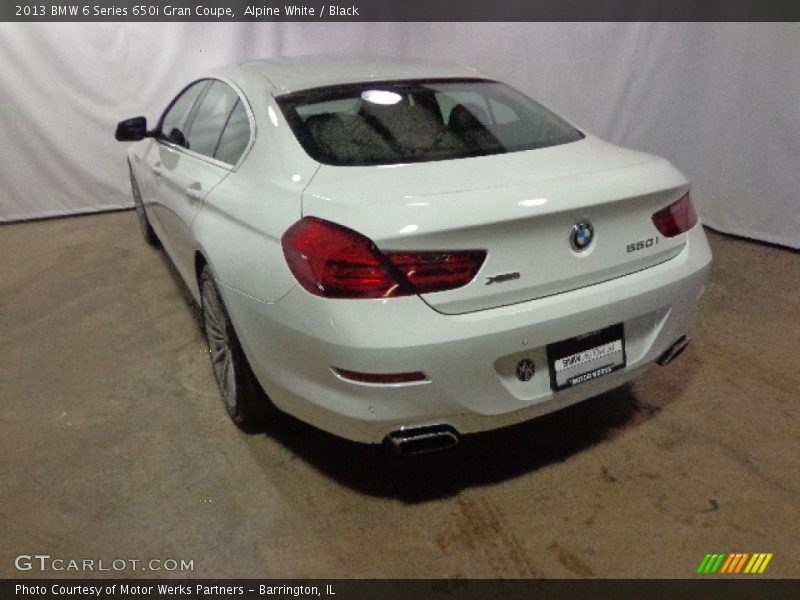 Alpine White / Black 2013 BMW 6 Series 650i Gran Coupe
