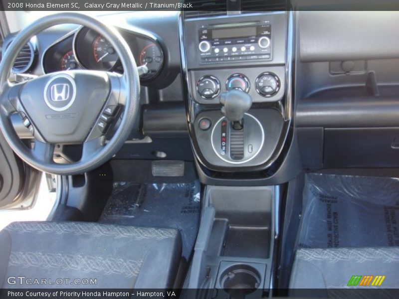 Galaxy Gray Metallic / Titanium/Black 2008 Honda Element SC