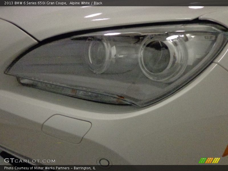 Alpine White / Black 2013 BMW 6 Series 650i Gran Coupe
