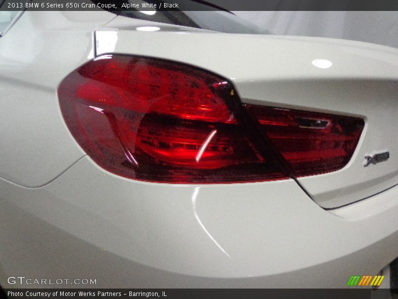 Alpine White / Black 2013 BMW 6 Series 650i Gran Coupe