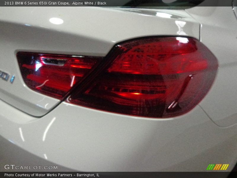 Alpine White / Black 2013 BMW 6 Series 650i Gran Coupe