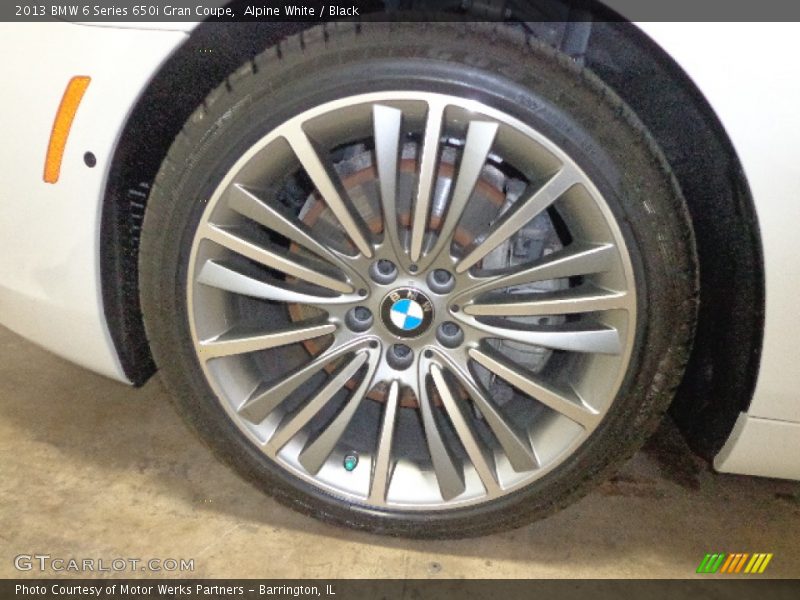 Alpine White / Black 2013 BMW 6 Series 650i Gran Coupe