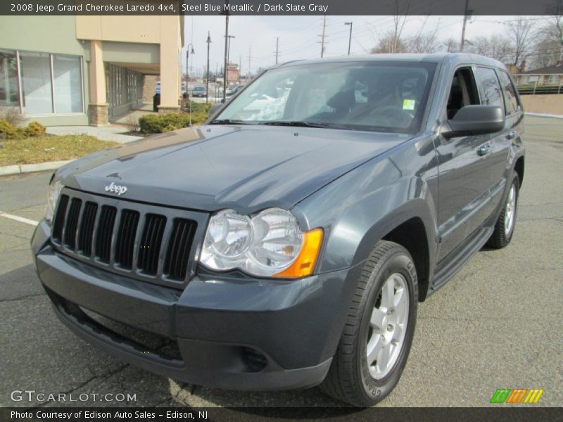 Steel Blue Metallic / Dark Slate Gray 2008 Jeep Grand Cherokee Laredo 4x4