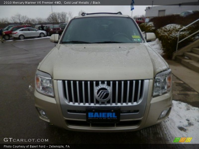 Gold Leaf Metallic / Black 2010 Mercury Mariner V6 Premier 4WD