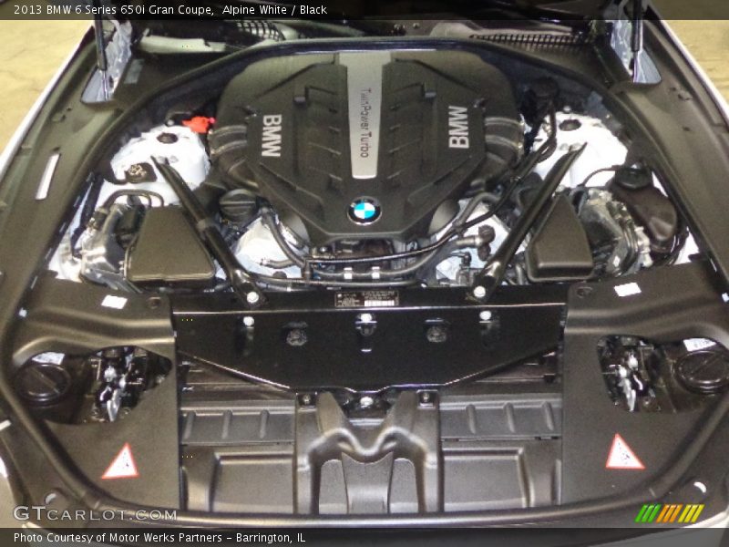 Alpine White / Black 2013 BMW 6 Series 650i Gran Coupe