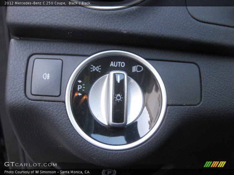 Black / Black 2012 Mercedes-Benz C 250 Coupe