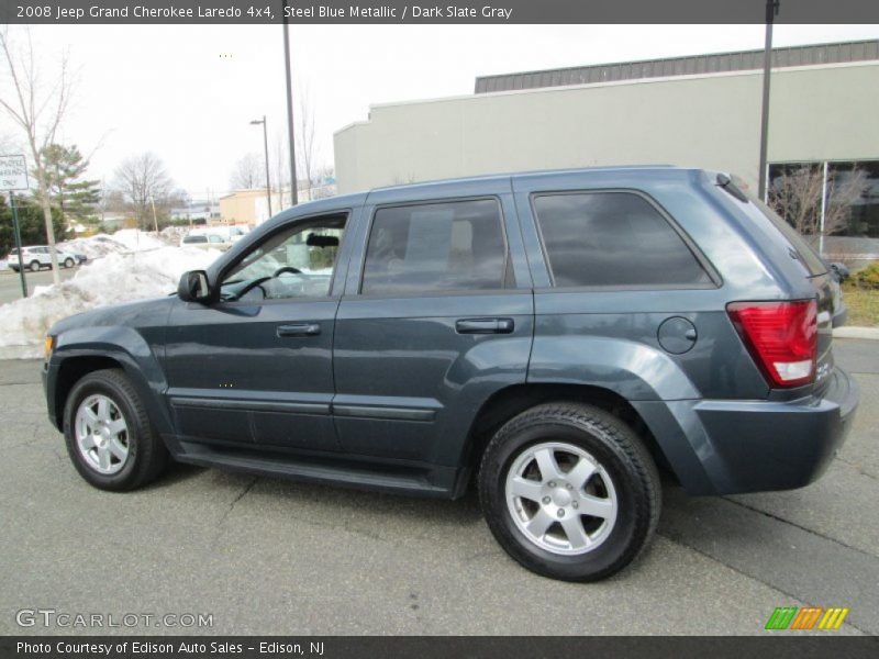 Steel Blue Metallic / Dark Slate Gray 2008 Jeep Grand Cherokee Laredo 4x4
