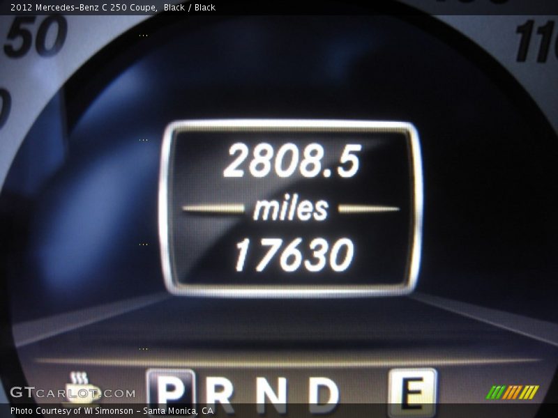 Black / Black 2012 Mercedes-Benz C 250 Coupe