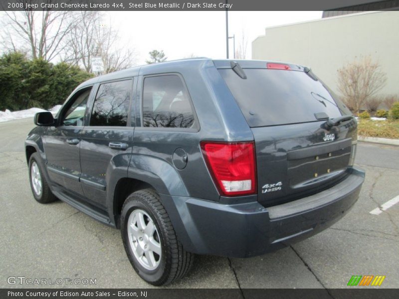 Steel Blue Metallic / Dark Slate Gray 2008 Jeep Grand Cherokee Laredo 4x4