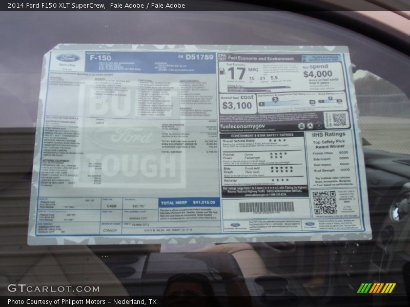 Pale Adobe / Pale Adobe 2014 Ford F150 XLT SuperCrew