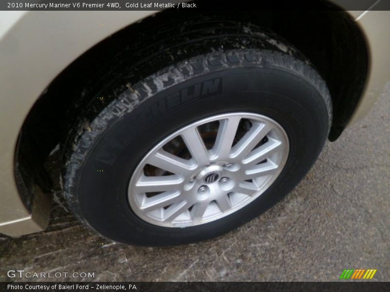 Gold Leaf Metallic / Black 2010 Mercury Mariner V6 Premier 4WD