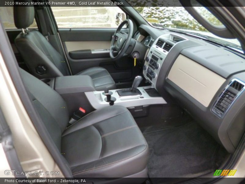 Gold Leaf Metallic / Black 2010 Mercury Mariner V6 Premier 4WD