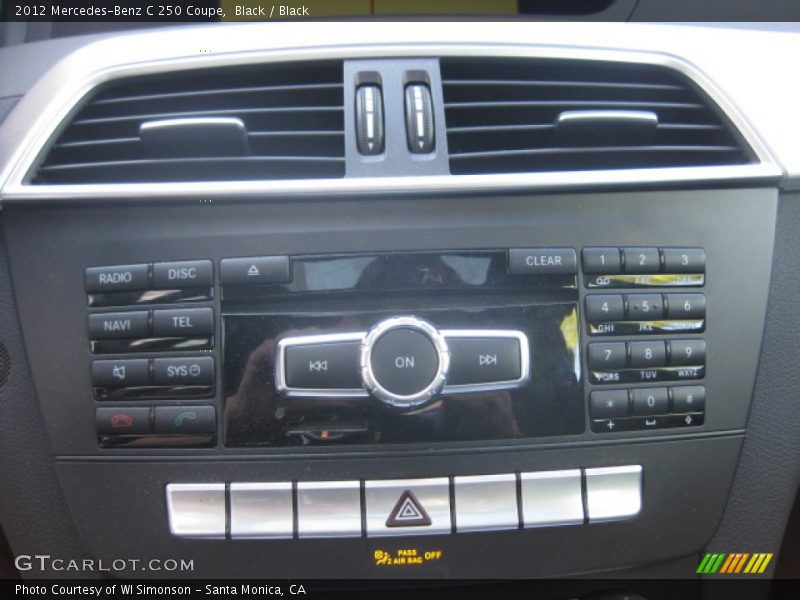 Black / Black 2012 Mercedes-Benz C 250 Coupe