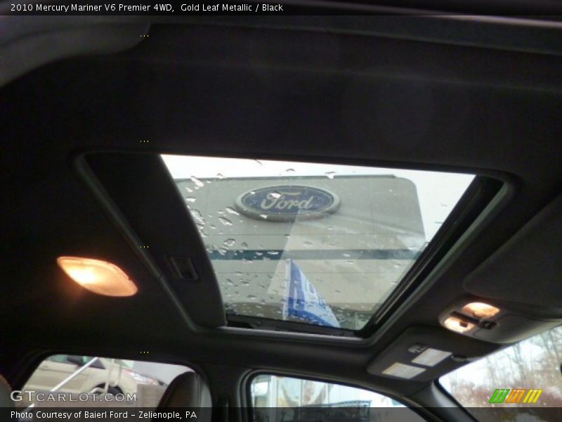 Gold Leaf Metallic / Black 2010 Mercury Mariner V6 Premier 4WD