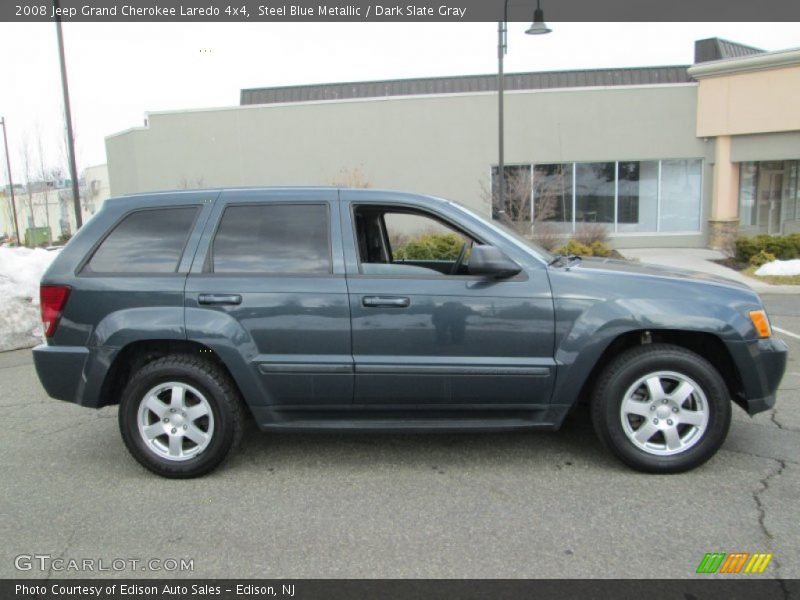 Steel Blue Metallic / Dark Slate Gray 2008 Jeep Grand Cherokee Laredo 4x4