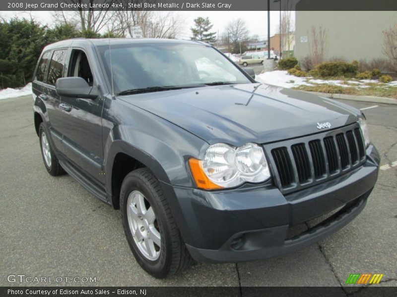 Steel Blue Metallic / Dark Slate Gray 2008 Jeep Grand Cherokee Laredo 4x4