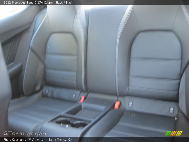 Black / Black 2012 Mercedes-Benz C 250 Coupe