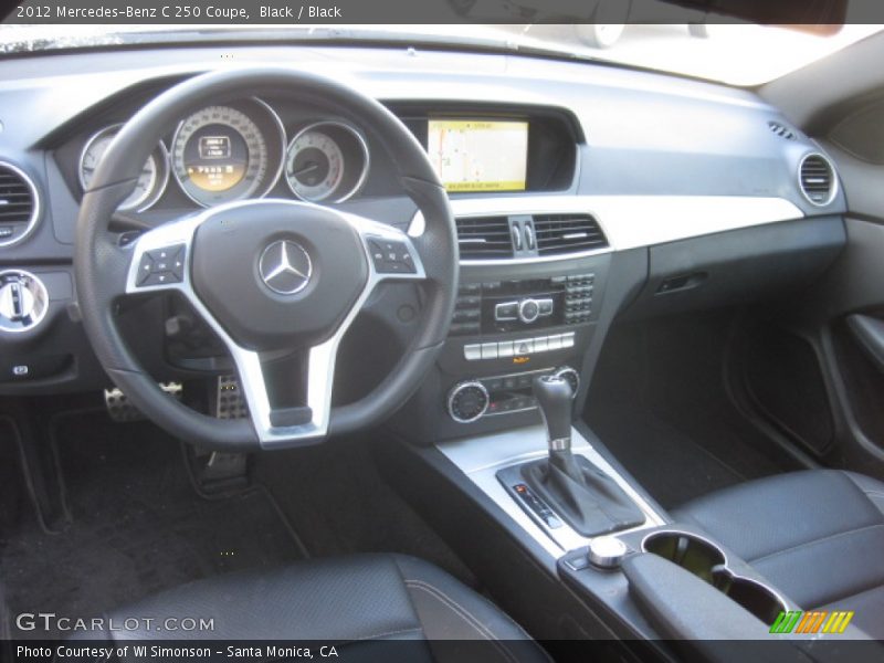 Black / Black 2012 Mercedes-Benz C 250 Coupe