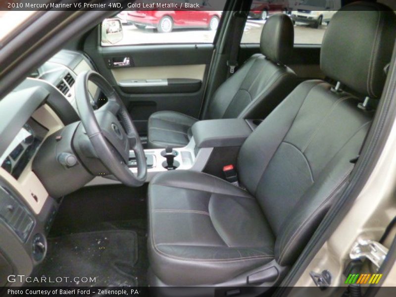 Gold Leaf Metallic / Black 2010 Mercury Mariner V6 Premier 4WD