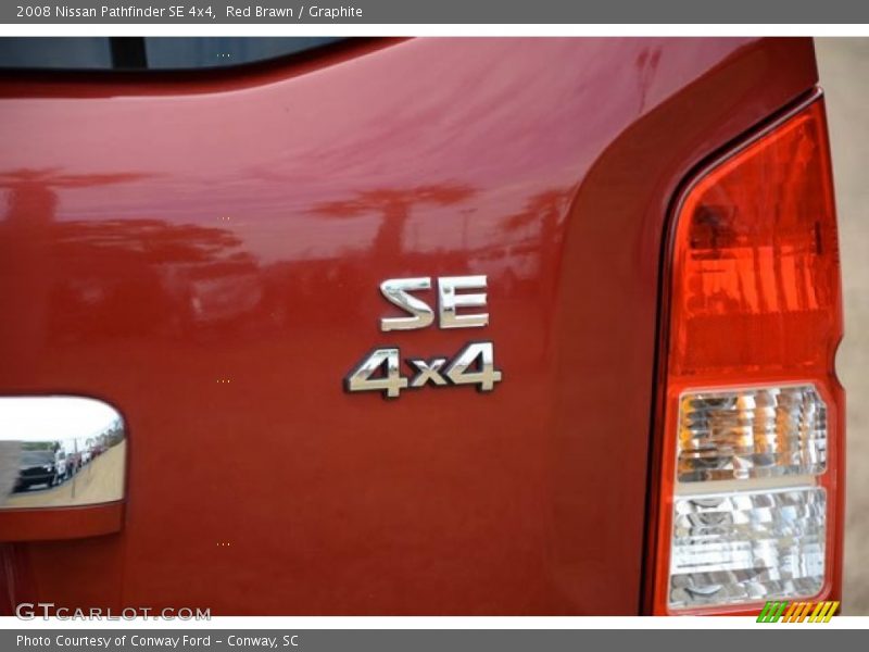Red Brawn / Graphite 2008 Nissan Pathfinder SE 4x4