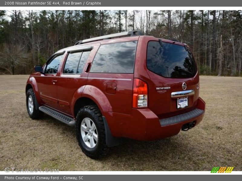 Red Brawn / Graphite 2008 Nissan Pathfinder SE 4x4