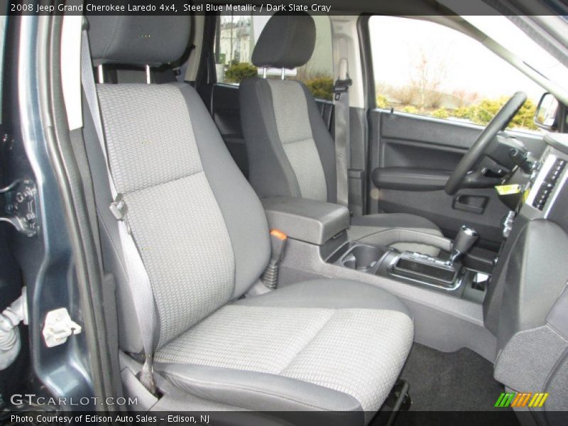 Steel Blue Metallic / Dark Slate Gray 2008 Jeep Grand Cherokee Laredo 4x4