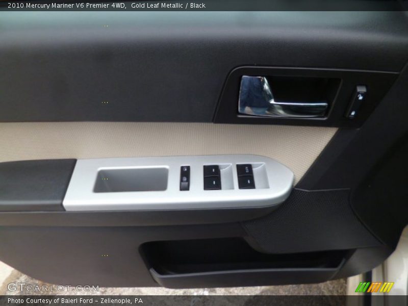 Gold Leaf Metallic / Black 2010 Mercury Mariner V6 Premier 4WD