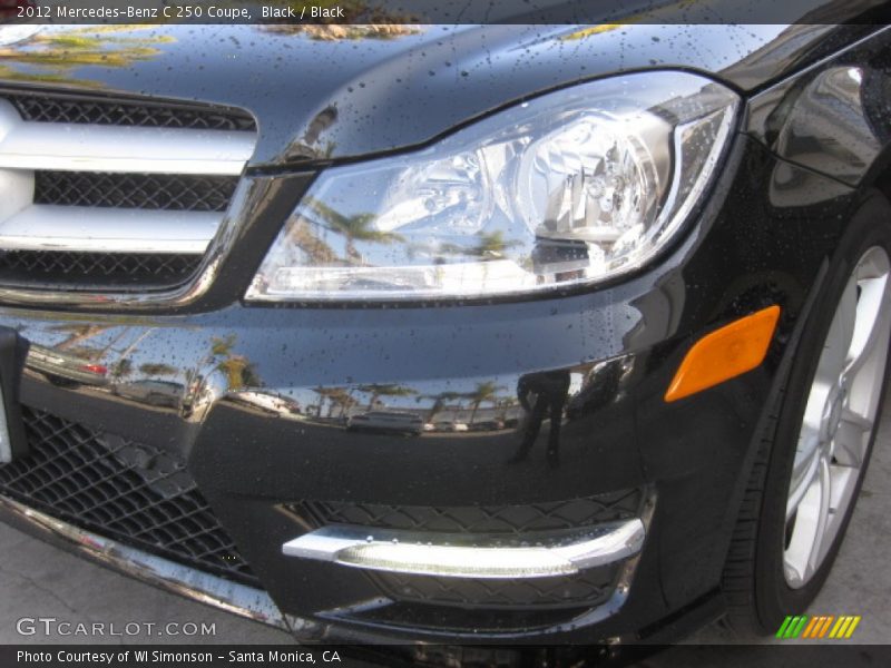 Black / Black 2012 Mercedes-Benz C 250 Coupe