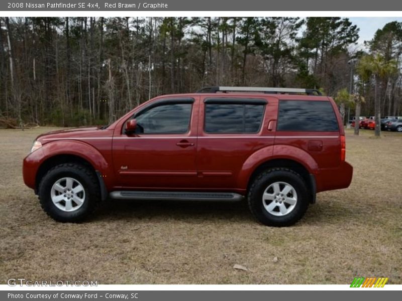 Red Brawn / Graphite 2008 Nissan Pathfinder SE 4x4