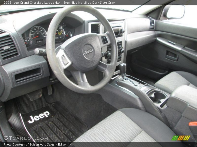 Steel Blue Metallic / Dark Slate Gray 2008 Jeep Grand Cherokee Laredo 4x4