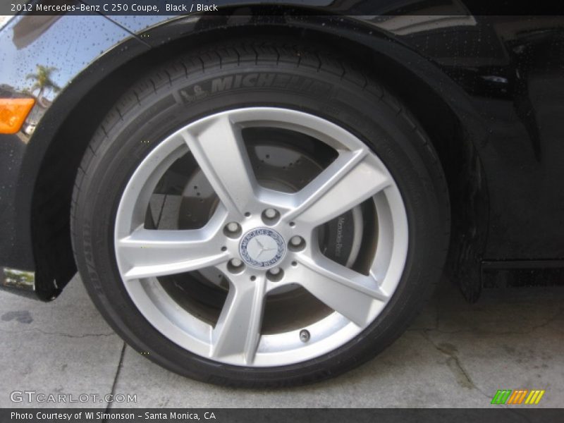 Black / Black 2012 Mercedes-Benz C 250 Coupe