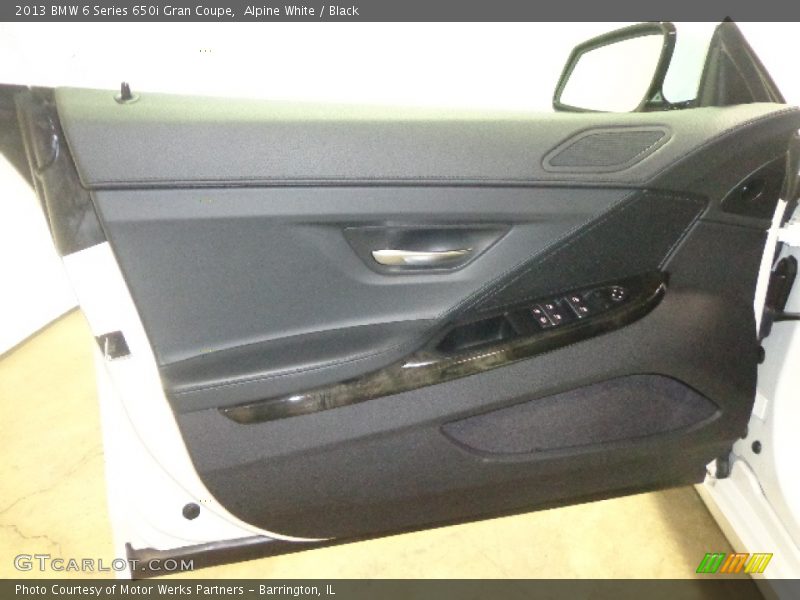 Alpine White / Black 2013 BMW 6 Series 650i Gran Coupe