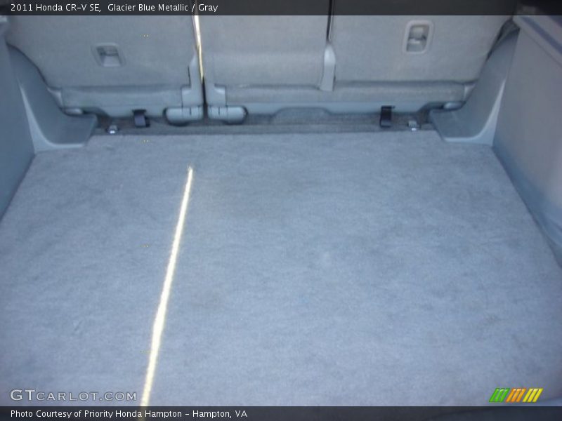 Glacier Blue Metallic / Gray 2011 Honda CR-V SE