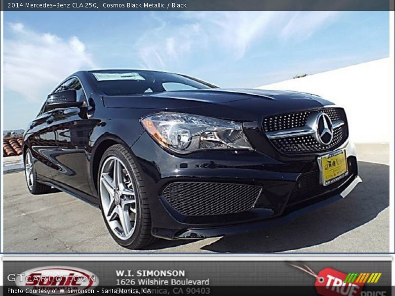 Cosmos Black Metallic / Black 2014 Mercedes-Benz CLA 250