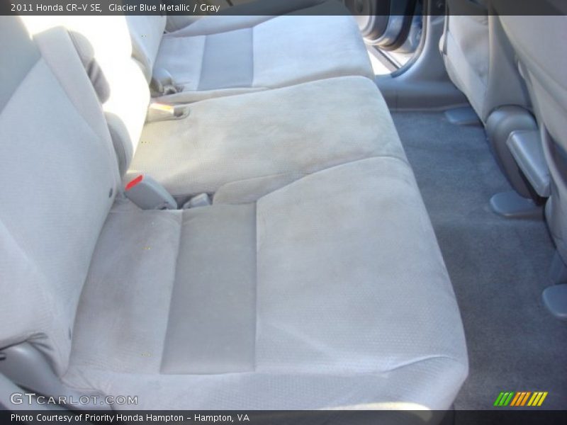Glacier Blue Metallic / Gray 2011 Honda CR-V SE