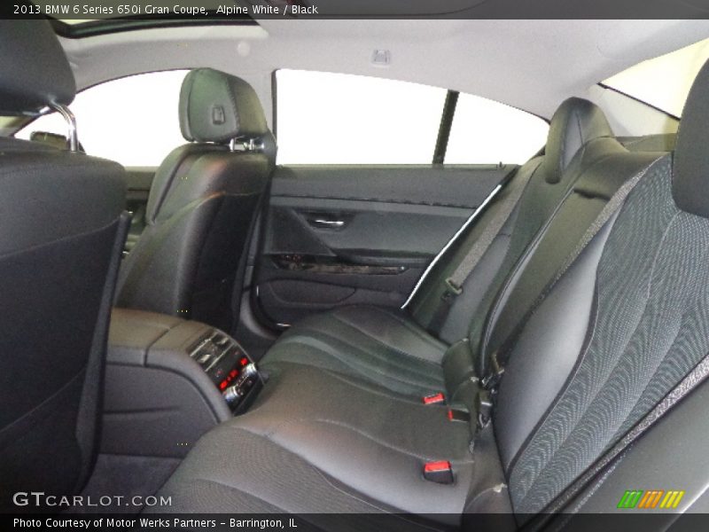 Alpine White / Black 2013 BMW 6 Series 650i Gran Coupe