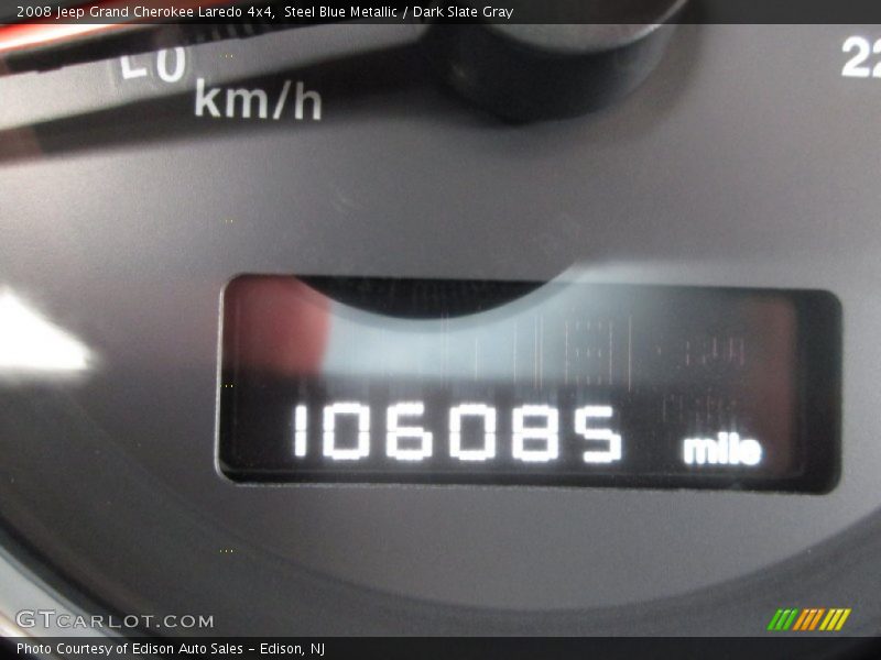 Steel Blue Metallic / Dark Slate Gray 2008 Jeep Grand Cherokee Laredo 4x4